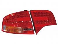 Audi A4 (05-07) седан, фонари задние светодиодные красно-тонированные, комплект 2 шт.